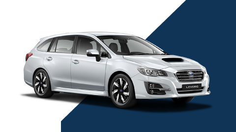 White Subaru Levorg