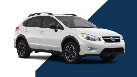 White Subaru XV