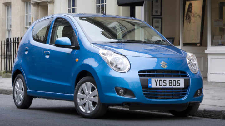 Blue Suzuki Alto Exterior Front Static