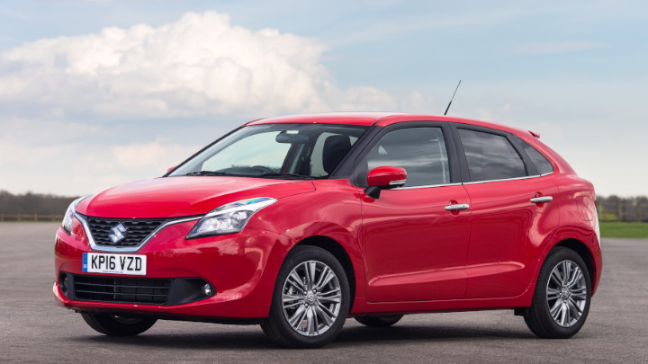 Red Suzuki Baleno Exterior Front Static