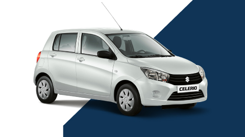 White Suzuki Celerio