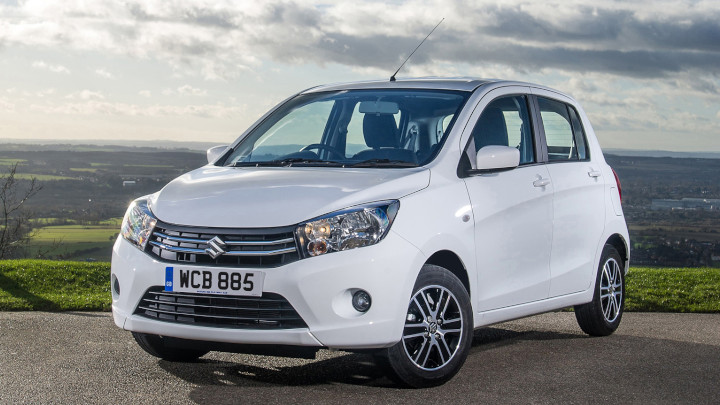 White Suzuki Celerio Exterior Front Static