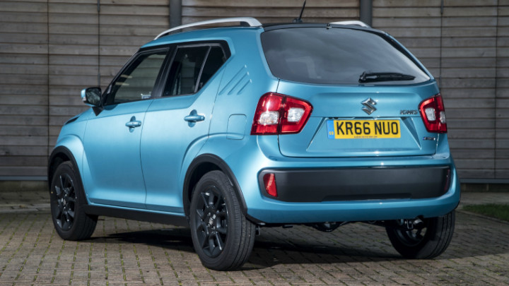 Blue Suzuki Ignis Exterior Rear Static