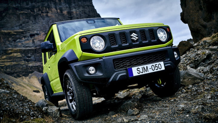 Green Suzuki Jimny Off Road Exterior