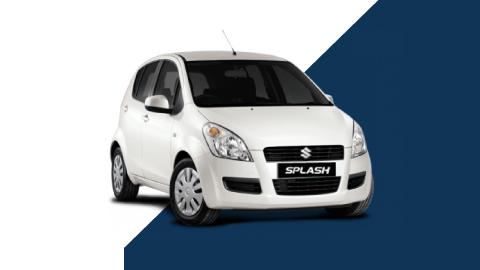 White Suzuki Splash