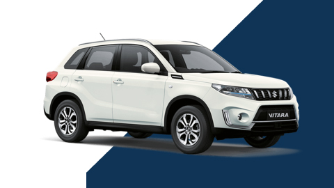 White Suzuki Vitara