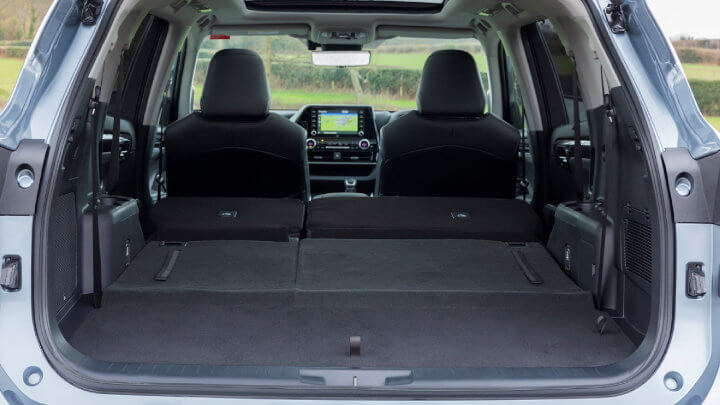 Used Toyota Highlander Boot Space