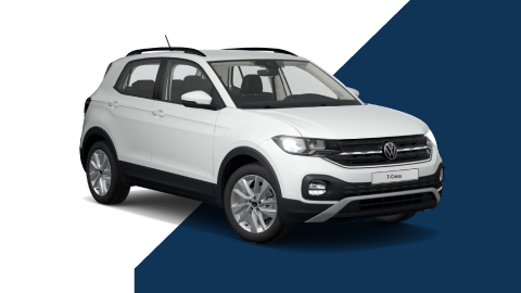 White Volkswagen T-Cross