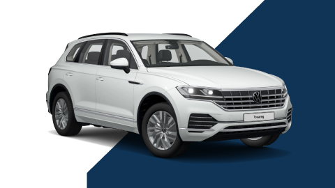 White Volkswagen Touareg