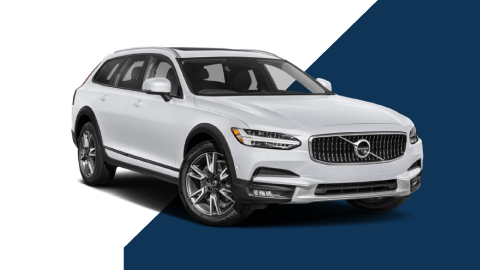 White Volvo V90