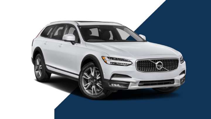 White Volvo V90