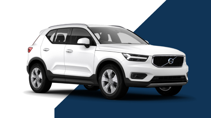 White Volvo XC40