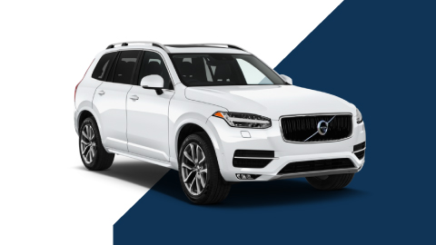 White Volvo XC90