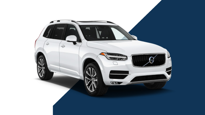 White Volvo XC90