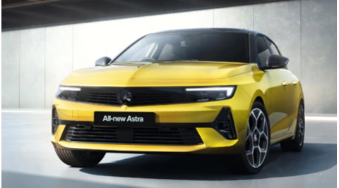 2022 Vauxhall Astra Front