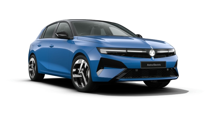 Blue Vauxhall Astra Ultimate trim