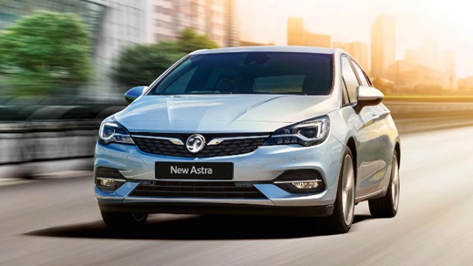 Vauxhall Astra Driving, Front