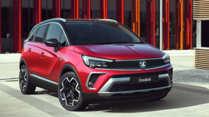 Red Vauxhall Crossland Exterior Front