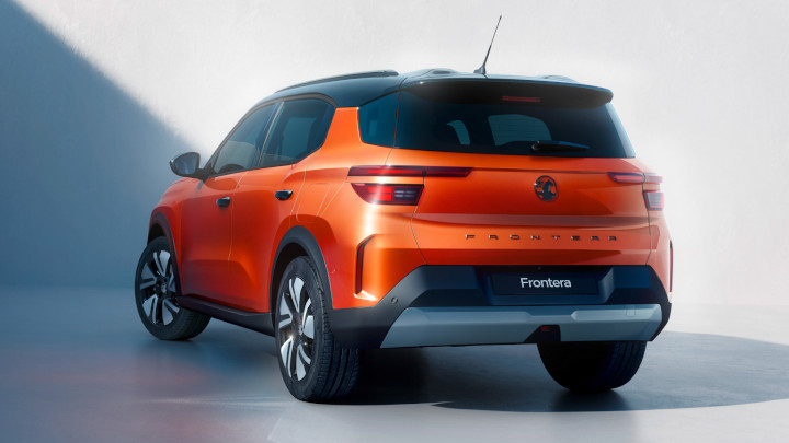 Vauxhall Frontera Orange Angle Rear