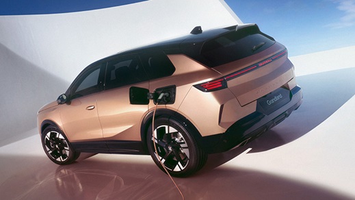 Copper Vauxhall Grandland Electric Charging