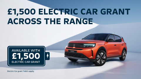 Vauxhall Electric Car Grant