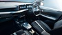 Inside of the new Vauxhall Frontera. Front seats and steering wheel with two ten-inch infotainment system screens