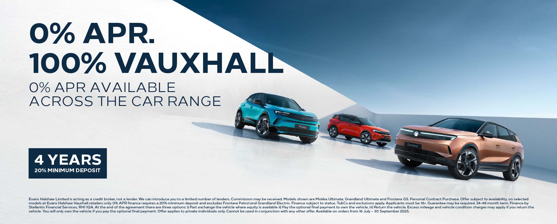 100% Vauxhall promotion asset