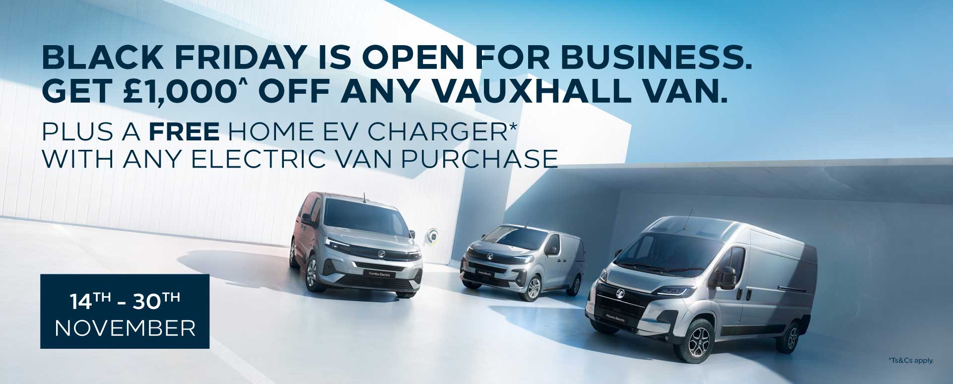 Vauxhall Black Friday promotion