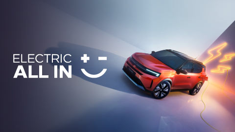 Vauxhall Electric All In with Orange Frontera