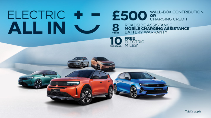 Vauxhall Electric all in range