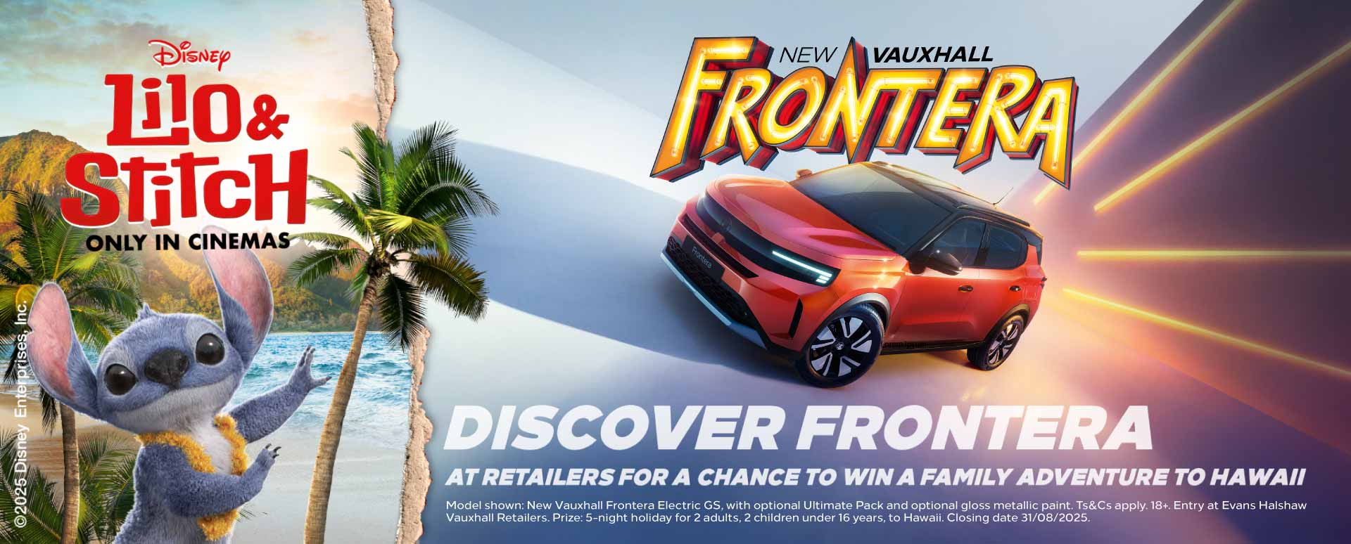 Win a Dream Holiday to Hawai‘i with Vauxhall & Disney!
