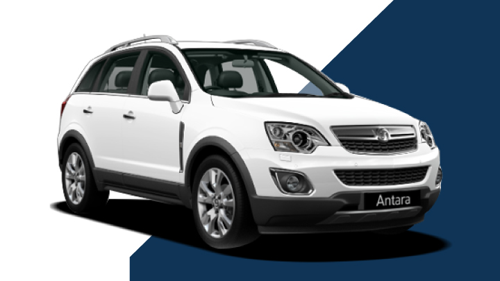 white vauxhall antara