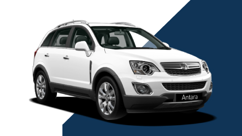 white vauxhall antara