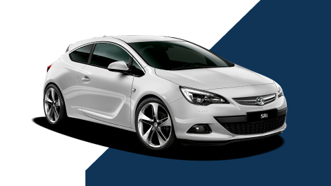 white vauxhall astra gtc