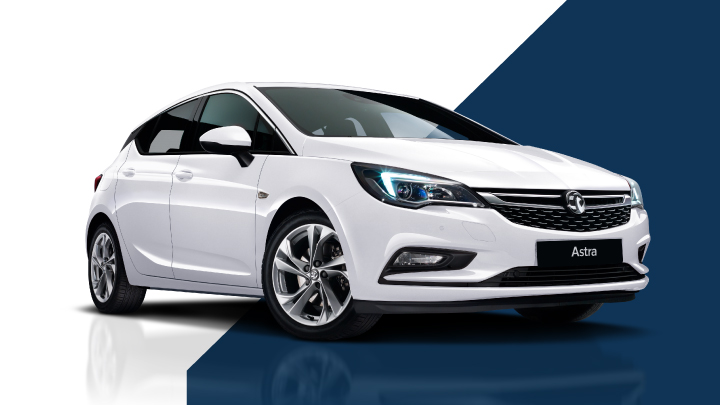 white vauxhall astra