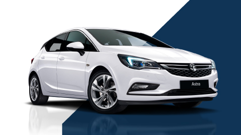 white vauxhall astra