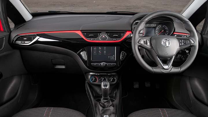 vauxhall corsa interior