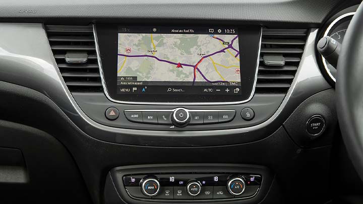 vauxhall crossland x, infotainment screen