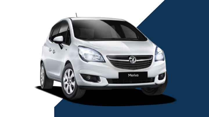 white vauxhall meriva