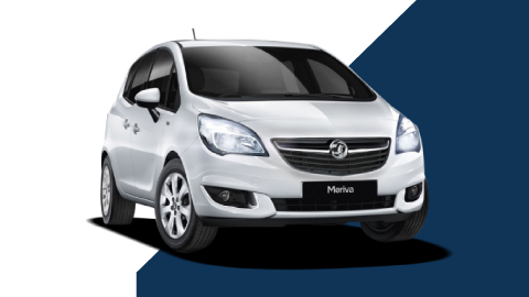 white vauxhall meriva