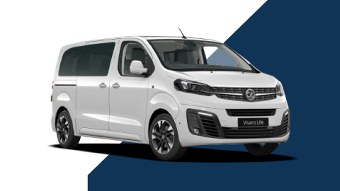 White Vauxhall Vivaro Life