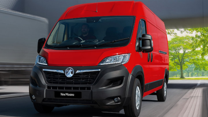 Vauxhall Movano Van Exterior, Front, Driving