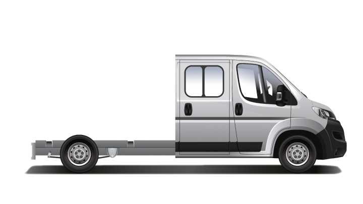 Vauxhall Movano Chassis Crew Cab