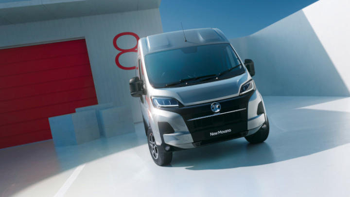 Vauxhall Movano in Silver Front Alternative