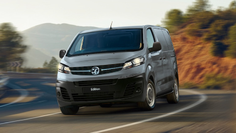 Vauxhall Vivaro Driving Front