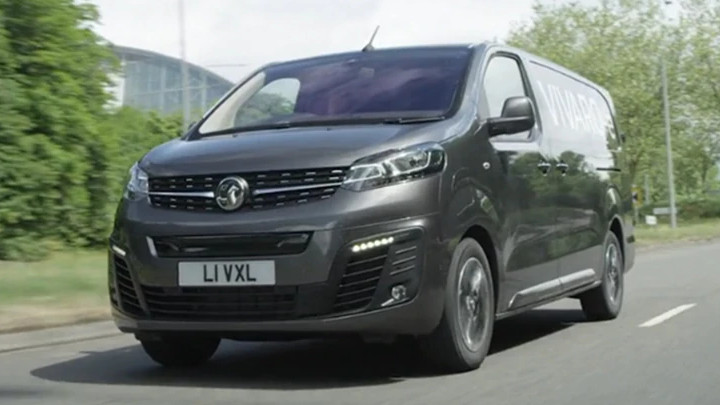 Vauxhall Vivaro-e Driving Front