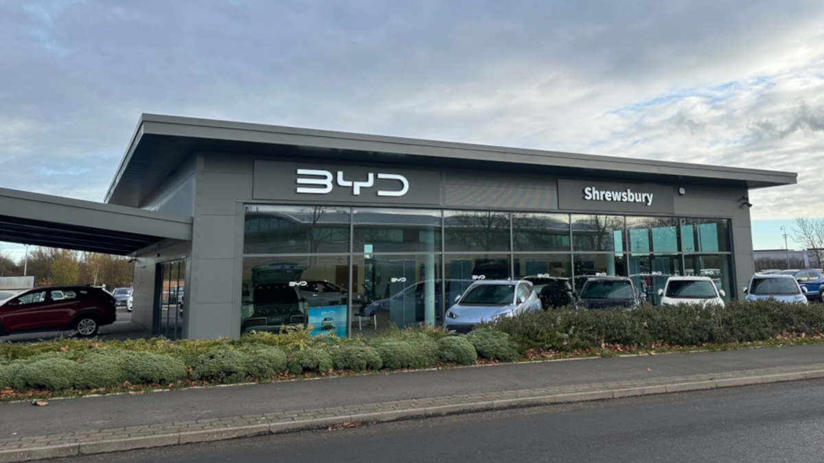 Exterior shot of Stratstone BYD Shrewsbury