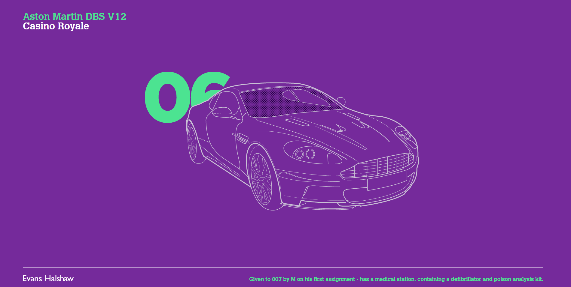 James Bond 007 Cars Evolution